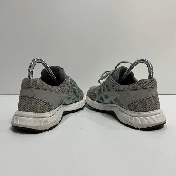 Asics Womens Gel Contend 5 1012A234 Gray Lace Up Low Top Running Shoes Size 6 - Picture 3 of 8